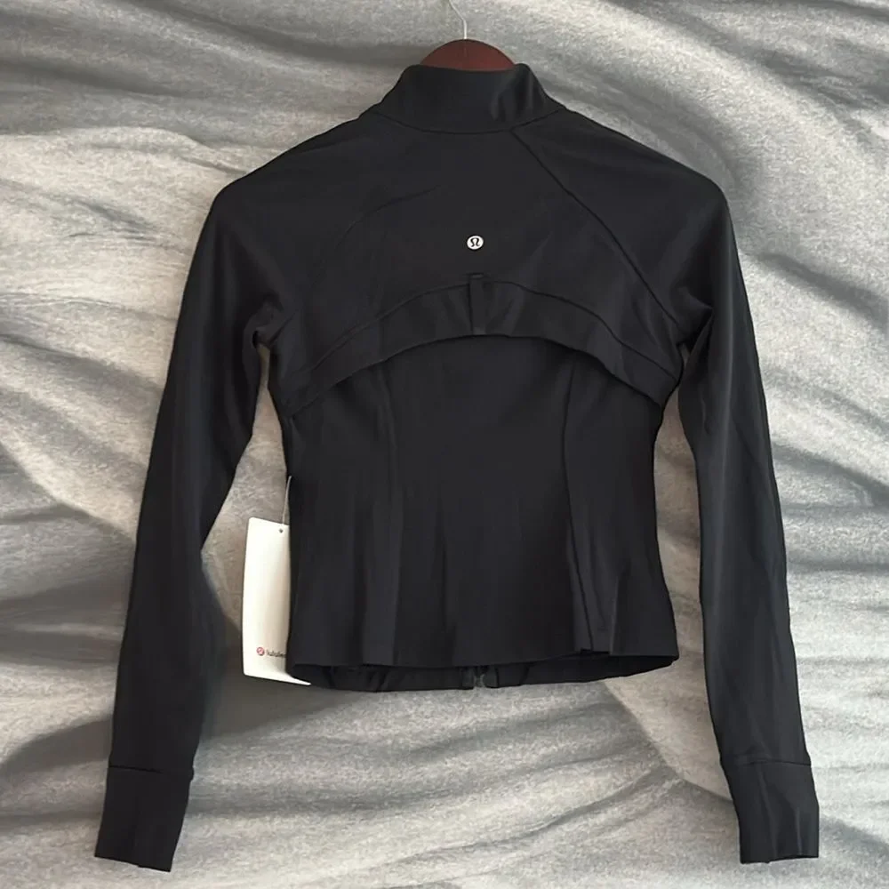 Lululemon Nulu Cropped Define Jacket Black size 4 NWT influencer - Picture 6 of 6